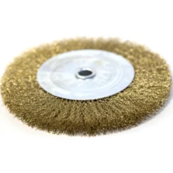 WEN 858WW 8-Inch Crimped Benchtop Steel Wire Wheel, 5/8-Inch Arbor, .011-Inch Wire