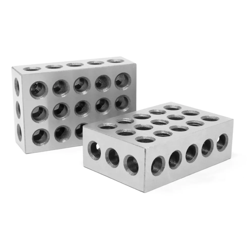 WEN 10457 25 x 50 x 75 mm Steel-Hardened Metric Precision 123 Blocks, Two Pack